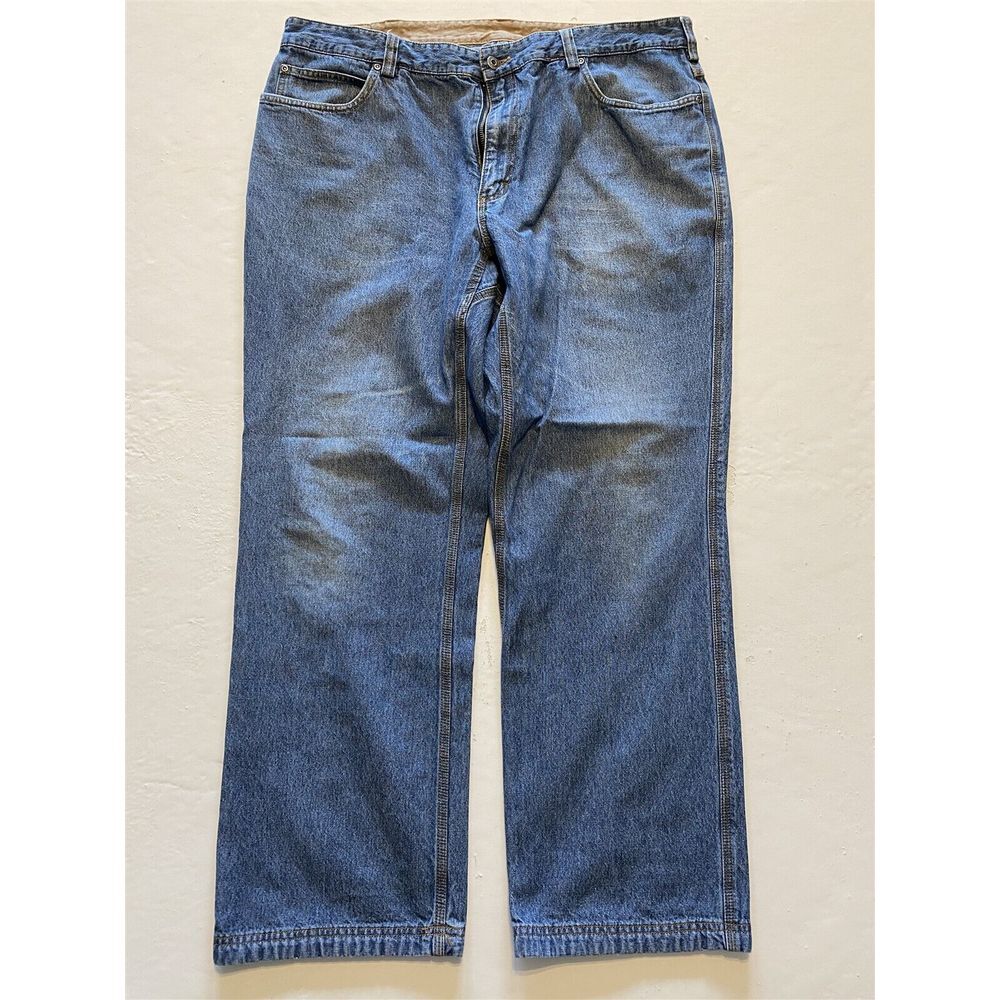Duluth Trading 42 x 32 Ballroom Straight Stonewashed Denim Jeans 64012 - Picture 1 of 6